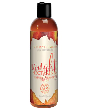 Intimate Earth Natural Flavors Glide – 60 ml Naughty Peaches by Intimate Earth product image