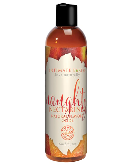 Intimate Earth Natural Flavors Glide – 60 ml Naughty Peaches by Intimate Earth product image