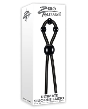Zero Tolerance Ultimate Lasso Cock Ring – Black by Zero Tolerance product image