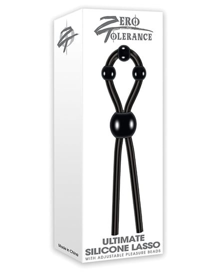 Zero Tolerance Ultimate Lasso Cock Ring – Black by Zero Tolerance product image