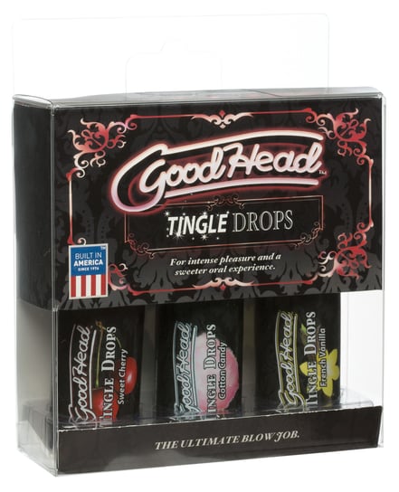 GoodHead Tingle Drops Kit – Sweet Cherry/Cotton Candy/French Vanilla by GoodHead product image