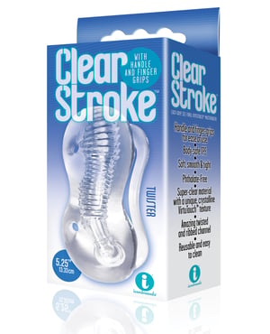 The 9’s Clear Stroke Twister Masturbator by The 9s product image