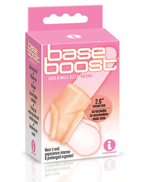 The 9’s Base Boost Cock & Balls Sleeve – Natural by The 9s product image
