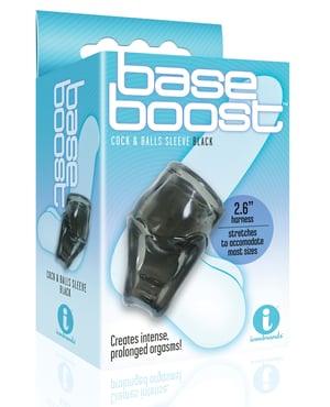 The 9’s Base Boost Cock & Balls Sleeve – Black by The 9s product image