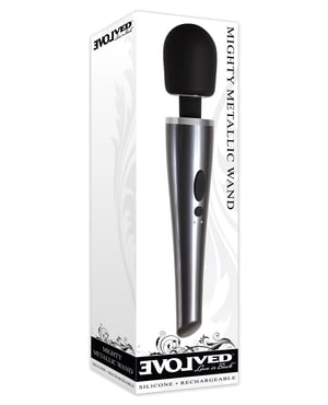 Evolved Mighty Metallic Wand – Gray/Black by Evolved product image