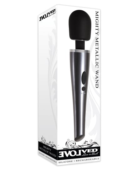 Evolved Mighty Metallic Wand – Gray/Black by Evolved product image