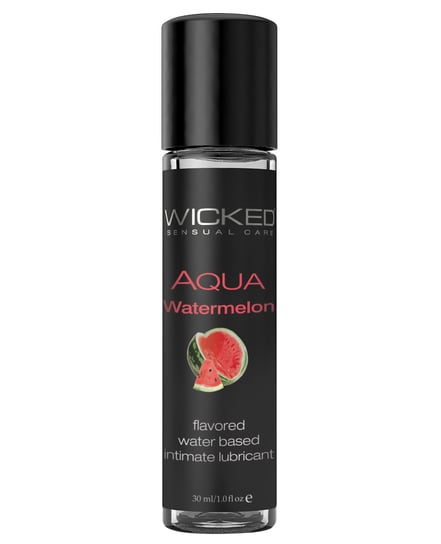 Wicked Sensual Care Aqua Water Based Lubricant – 1 oz Watermelon by Wicked Sensual Care product image