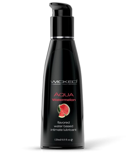 Wicked Sensual Care Aqua Water Based Lubricant – 4 oz Watermelon by Wicked Sensual Care product image