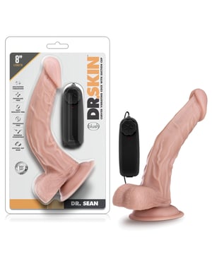 Blush Dr. Skin Dr. Sean 8″ Cock w/Suction Cup – Vanilla by Dr. Skin product image