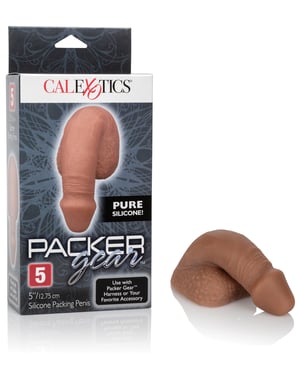 Packer Gear 5″ Silicone Packing Penis – Brown by Packer Gear product image