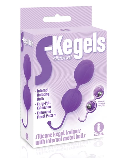 The 9’s S-Kegels Silicone Balls – Purple by The 9s product image