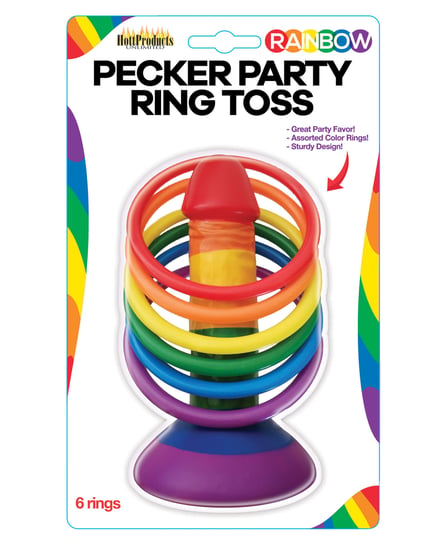 Rainbow Pecker Party Ring Toss by Hott Products product image