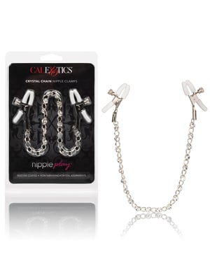 Nipple Play Crystal Nipple Clamps – Clear by Nipple Play product image