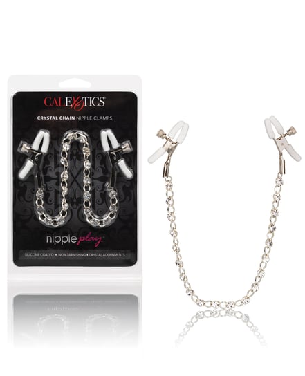 Nipple Play Crystal Nipple Clamps – Clear by Nipple Play product image