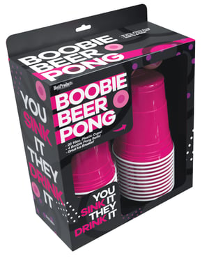 Boobie Beer Pong w/Cups & Boobie Balls by Hott Products product image