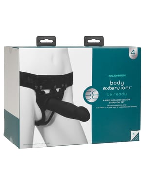 Body Extensions Be Ready 4 Piece Strap On Set by Body Extensions product image