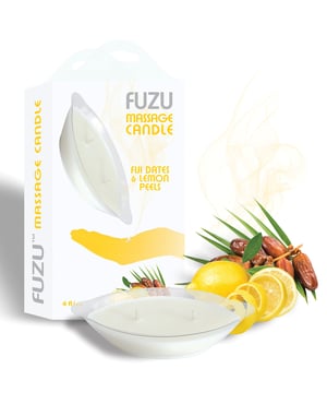 Fuzu Massage Candle – 4 oz Fiji Dates & Lemon Peel by Fuzu product image