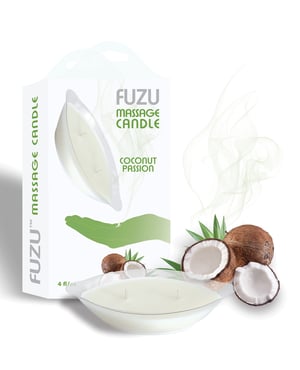 Fuzu Massage Candle – 4 oz Coconut Passion by Fuzu product image
