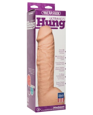 Vac-U-Lock ULTRASKYN 12″ Hung – Vanilla by Vac-U-lock product image
