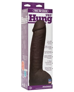 Vac-U-Lock ULTRASKYN 12″ Hung – Chocolate by Vac-U-lock product image