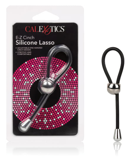 E-Z Cinch Silicone Lasso – Black by Rings! product image