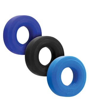 Hunky Junk C-Ring Multi Pack – Cobalt Pack of 3 by Hunky Junk product image