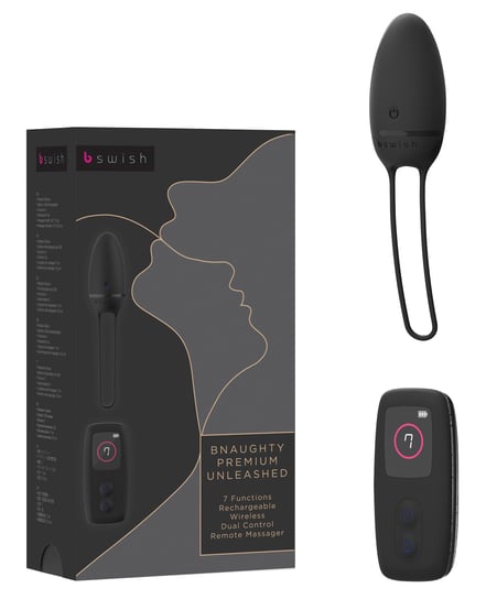 Bnaughty Premium Unleashed Remote Control Bullet – Noir by Bnaughty product image