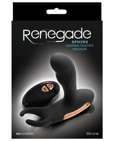 Renegade Sphinx Warming Prostate Massager – Black by Renegade product image