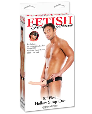 Fetish Fantasy Series 10″ Hollow Strap On – Flesh by Fetish Fantasy Series product image