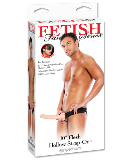 Fetish Fantasy Series 10″ Hollow Strap On – Flesh by Fetish Fantasy Series product image