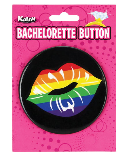 3″ Button – Rainbow Lips by Kalan product image