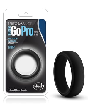 Blush Performance Silicone Go Pro Cock Ring – Black by Performance product image
