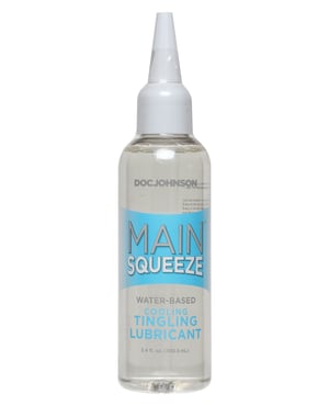 Main Squeeze Cooling/Tingling Water-Based Lubricant – 3.4 oz by Main Squeeze product image