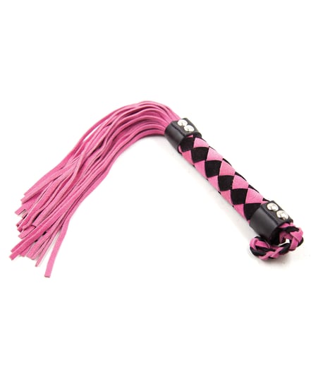 Plesur 15″ Leather Flogger – Pink by Plesur product image