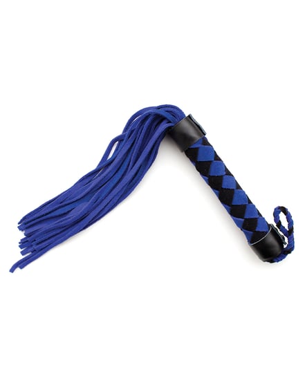 Plesur 15″ Leather Flogger – Blue by Plesur product image