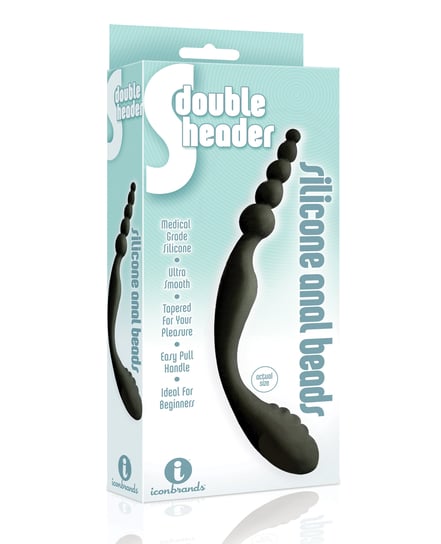 The 9’s S Double Header Double Ended Silicone Anal Beads by The 9s product image
