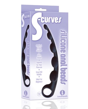 The 9’s S-Curved Silicone Anal Beads by The 9s product image