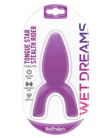 Wet Dreams Tongue Star Stealth Rider Vibe – Purple by Wet Dreams product image