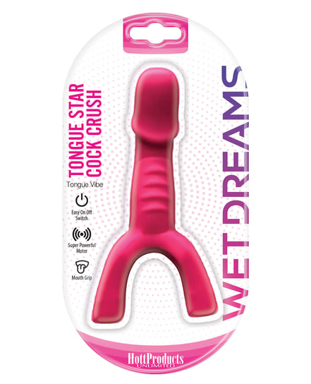 Wet Dreams Tongue Star Cock Crush Vibe – Pink by Wet Dreams product image
