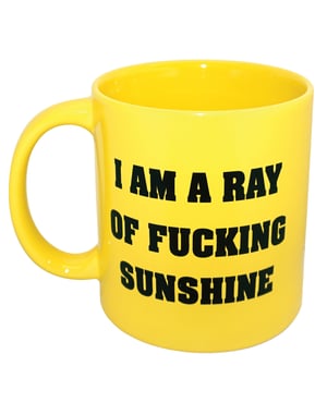 Attitude Mug I am a Ray of Fucking Sunshine – Yellow by Island Dogs product image