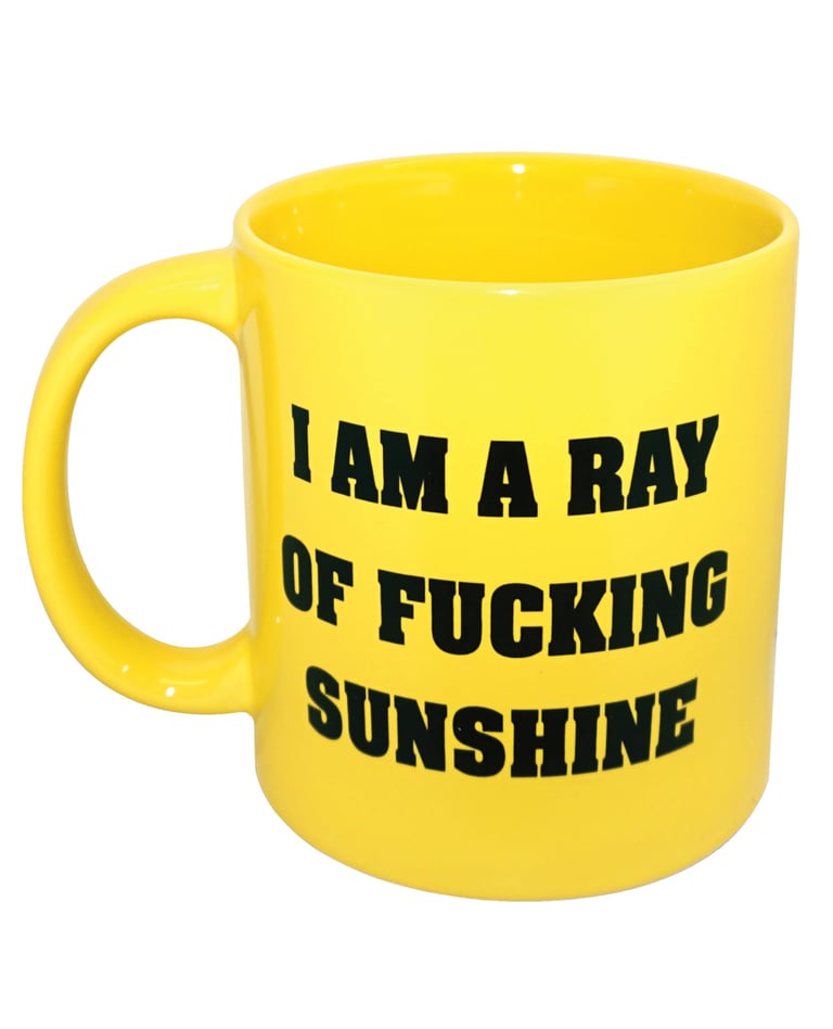 Attitude Mug I am a Ray of Fucking Sunshine – Yellow by Island Dogs product image