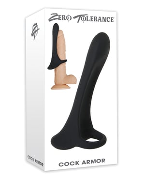 Zero Tolerance Cock Armor – Black by Zero Tolerance product image