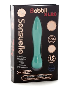 Nu Sensuelle Bobbii Flexible Vibe XLR8 Turbo Boost – Electric Blue by Nu Sensuelle product image