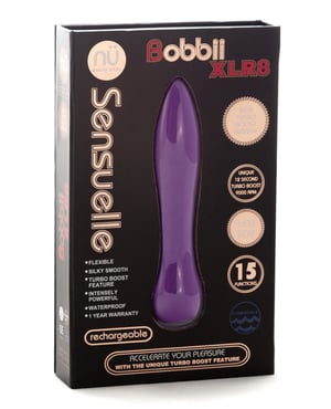 Nu Sensuelle Bobbii Flexible Vibe XLR8 Turbo Boost – Ultra Violet by Nu Sensuelle product image