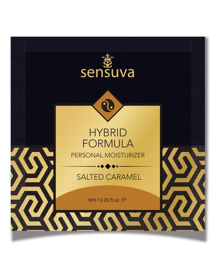 Sensuva Hybrid Personal Moisturizer Single Use Packet – 6 ml Salted Caramel by Sensuva product image