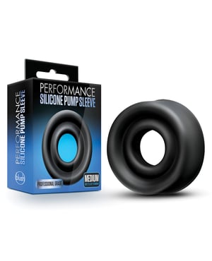 Blush Performance Silicone Pump Sleeve Medium – Black by Performance product image