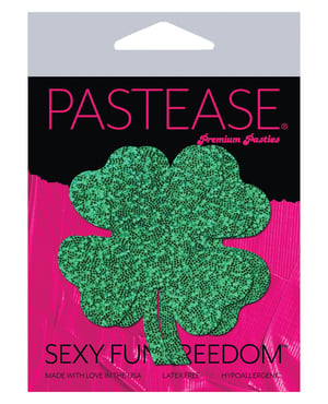 Pastease Glitter Four Leaf Clover – Green O/S by Pastease product image