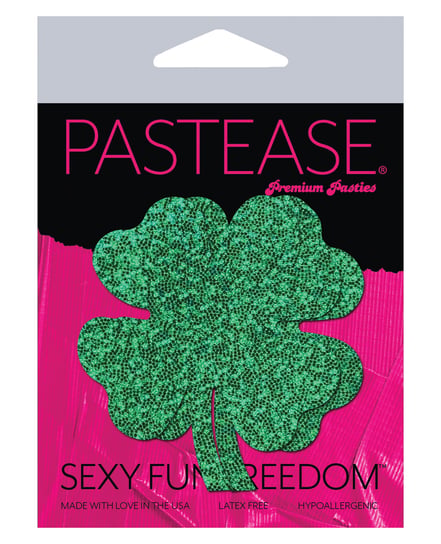 Pastease Glitter Four Leaf Clover – Green O/S by Pastease product image