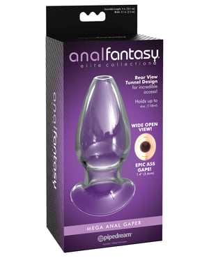 Anal Fantasy Elite Collection Mega Anal Glass Gaper – Clear by Anal Fantasy Elite Collection product image