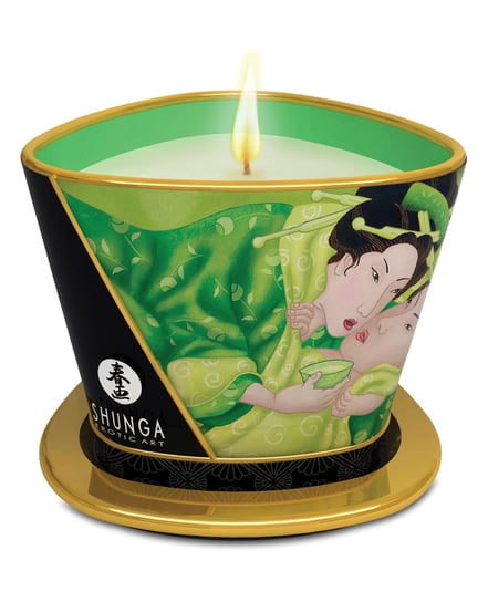 Shunga Massage Candle Zenitude – 5.7 oz Exotic Green Tea by Shunga product image